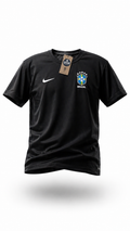 CAMISA BRASIL PRETA BORDADA