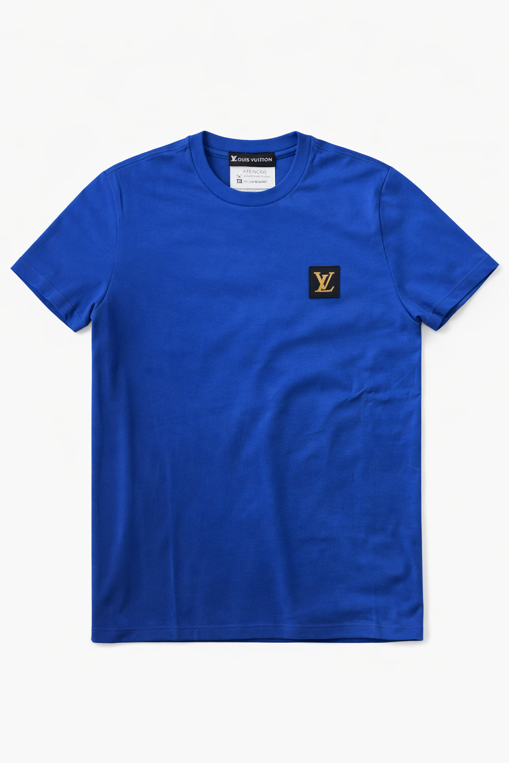Camiseta LV Azul Royal – Minimalismo Premium