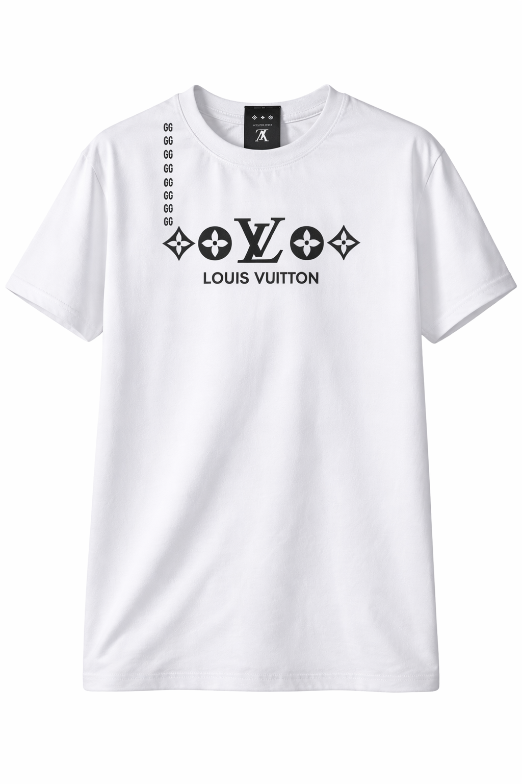 Camiseta Louis Vuitton Branca Monograma – Linha Premium Luxo