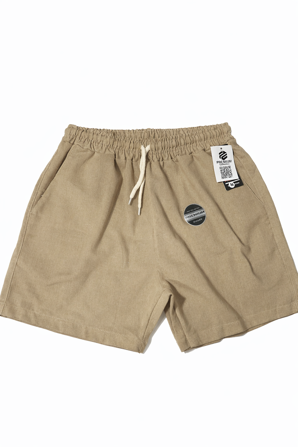 Short Premium Casual – Linho Soft Beige