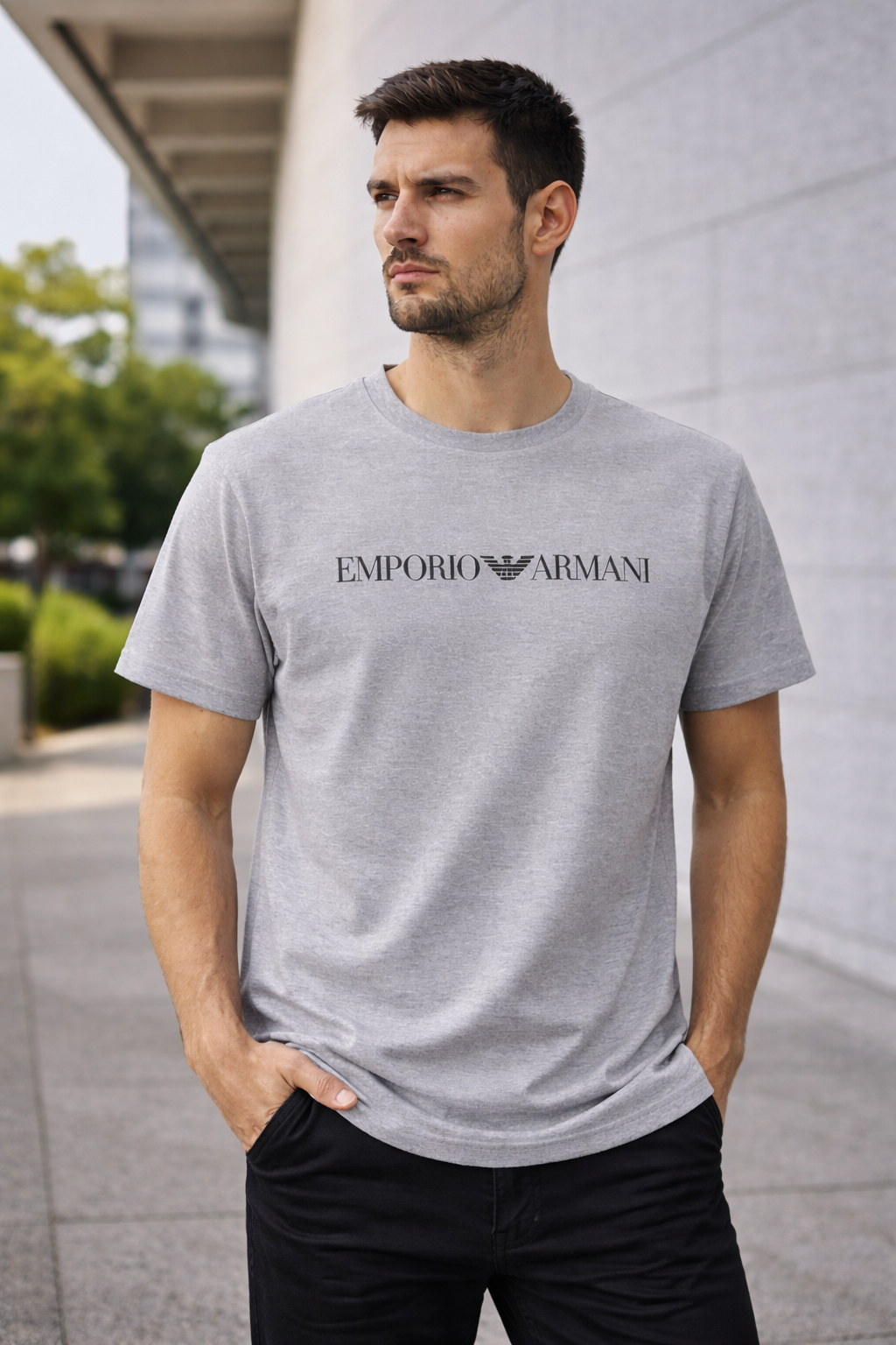 Camiseta Premium Cinza Mescla – Linha Urban Classic