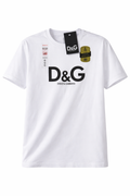 Camiseta D&G Branca Algodão Egípcio – Linha Premium Luxo