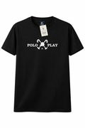Camiseta Polo Play Preta – Estilo Casual Premium