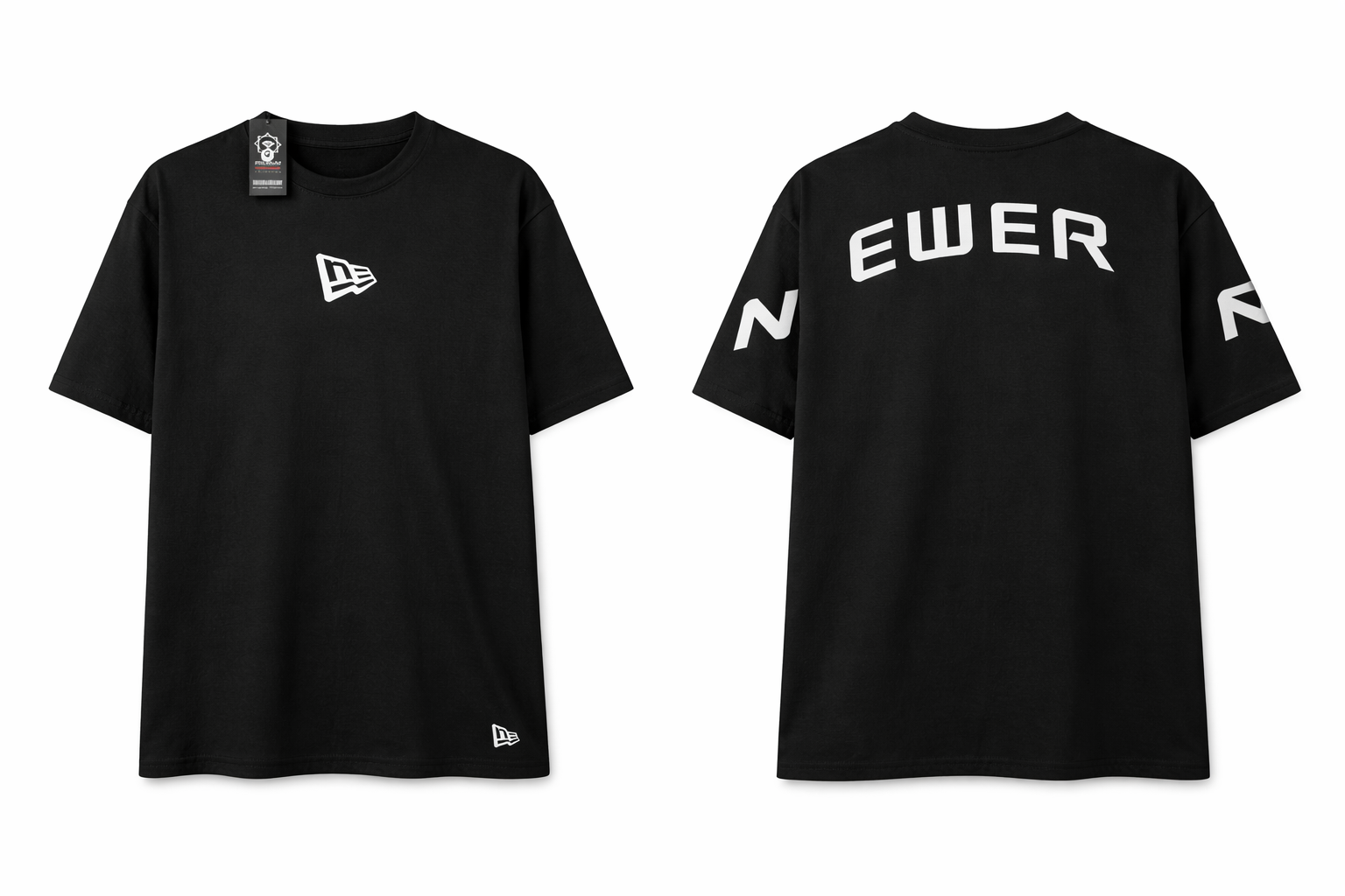 Camiseta New Era Preta Oversized – Street Premium