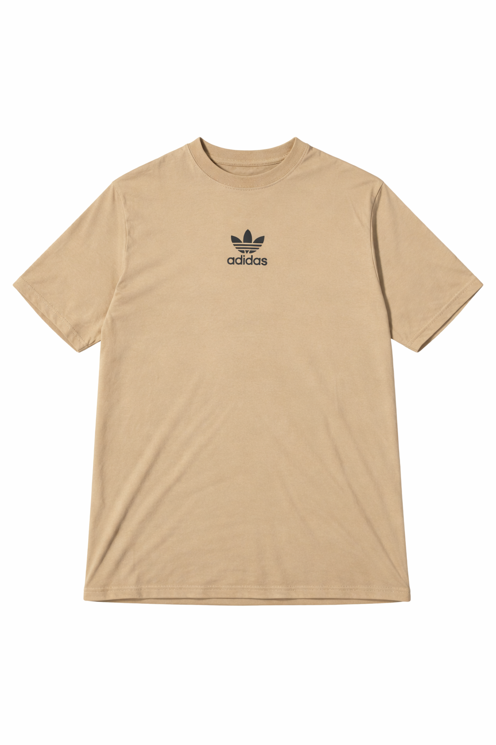 Camiseta Oversized Adidas Bege – Malha Suedine Egípcia Premium