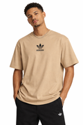 Camiseta Oversized Adidas Bege – Malha Suedine Egípcia Premium