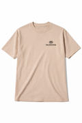 Camiseta Oversized Balenciaga Bege – Logo BB Premium
