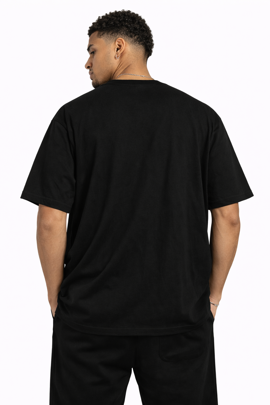 Camiseta Oversized Los Angeles Preta – Estilo College Premium