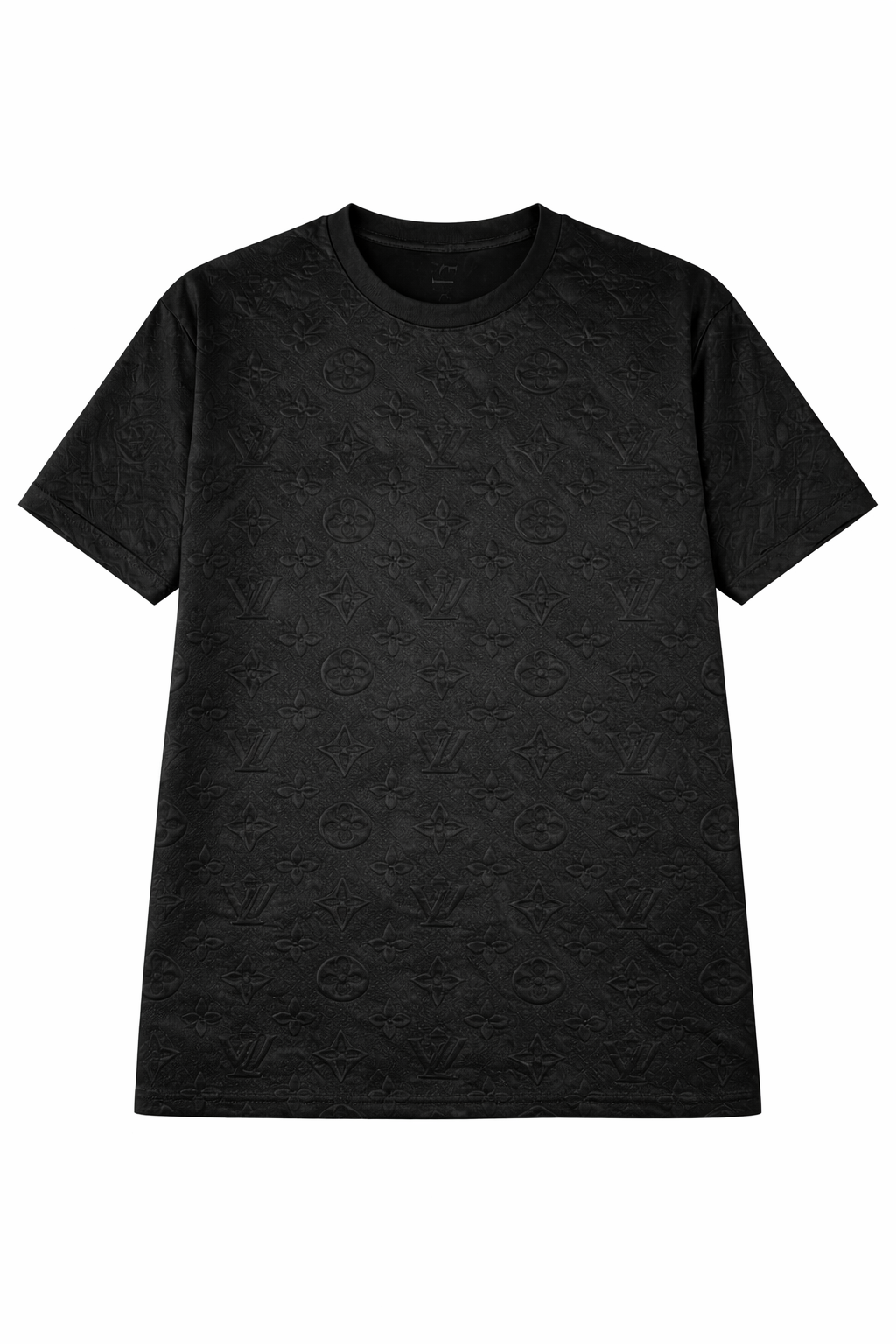 Camiseta Premium Monograma Preta – Malha Chinesa Importada