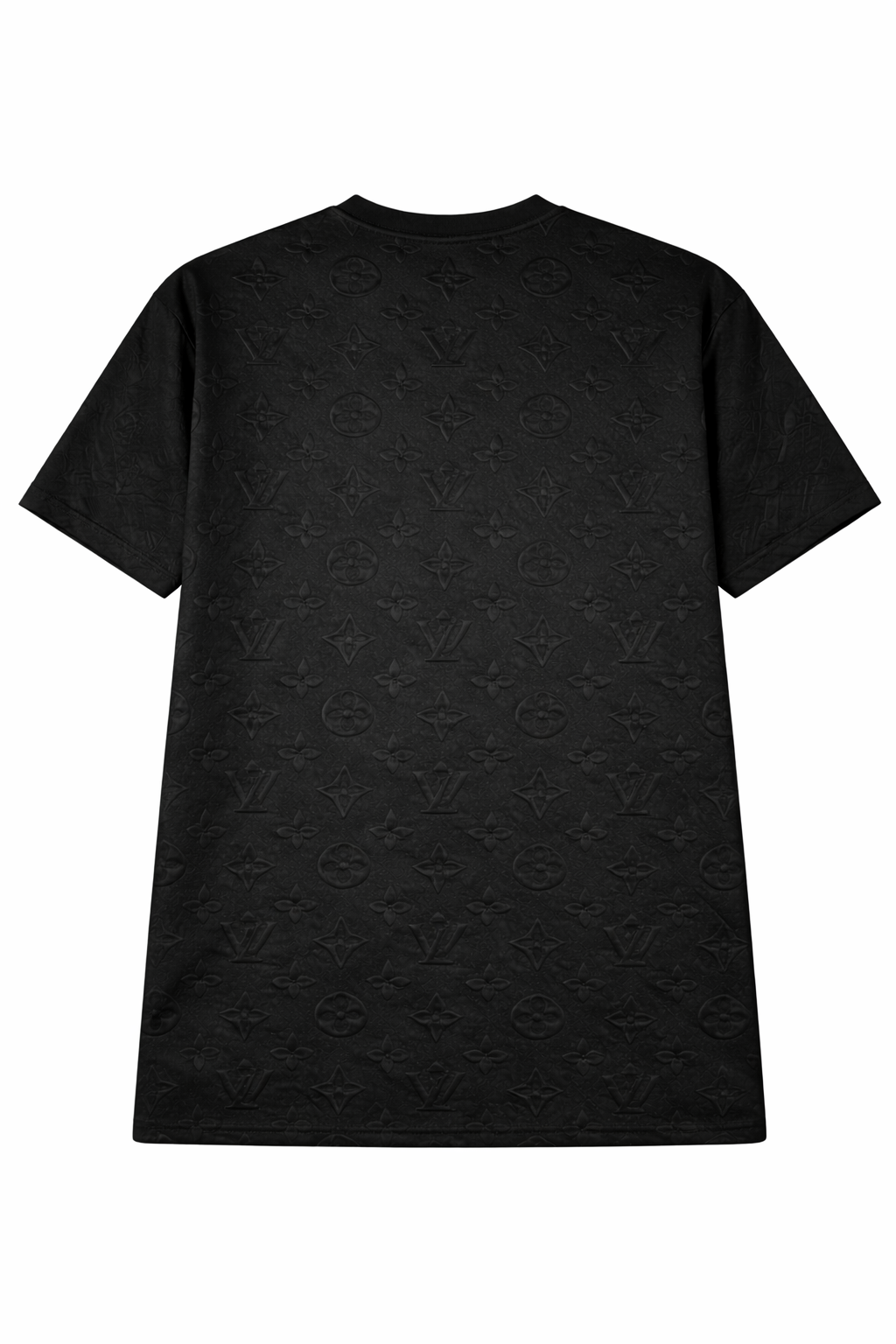 Camiseta Premium Monograma Preta – Malha Chinesa Importada