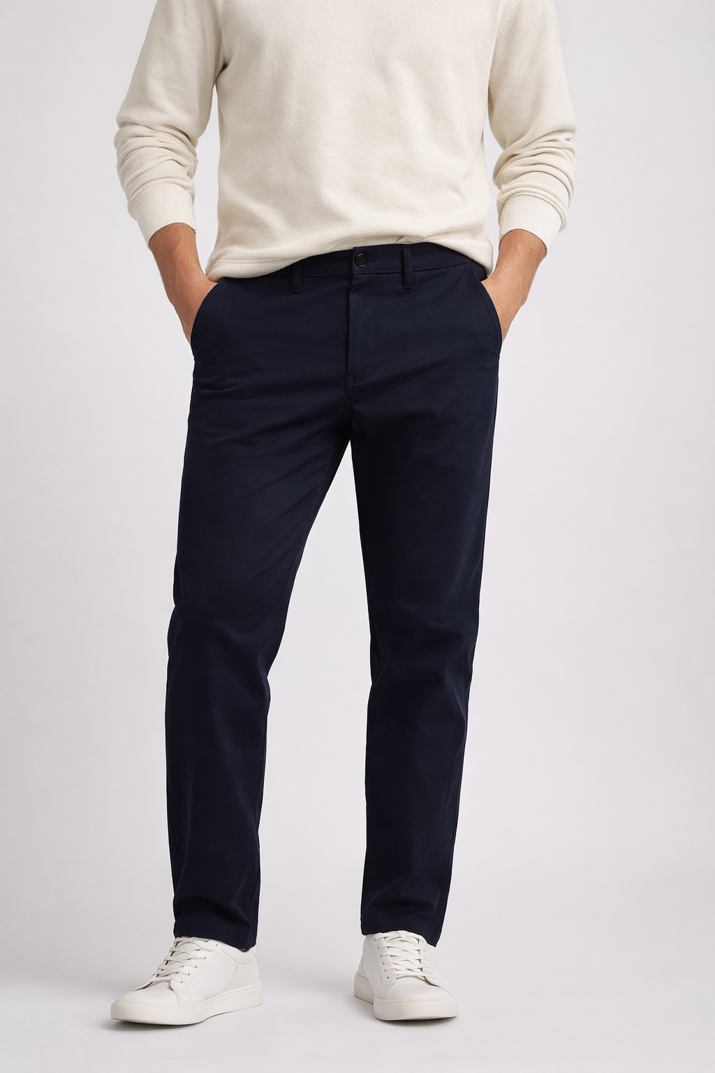 Calça Sarja Masculina FinaArt Original Azul Marinho – Corte Slim Premium