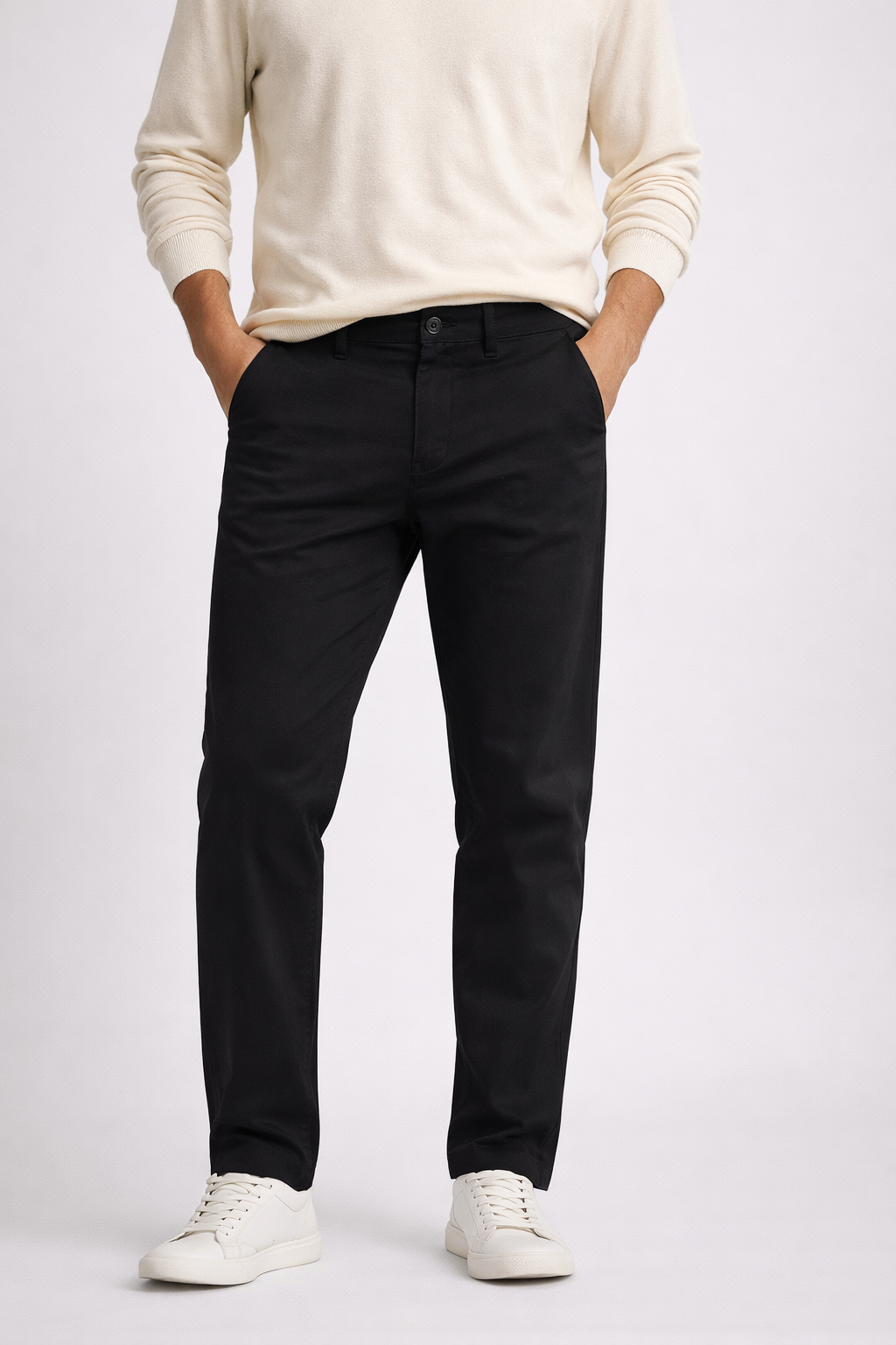 Calça Sarja Masculina FinaArt Original Preta – Modelagem Slim Premium