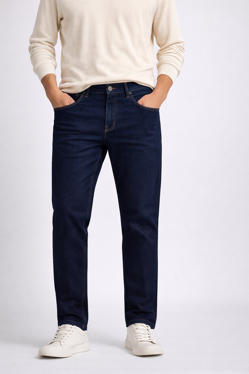 Calça Jeans Masculina FinaArt Original Azul Escuro – Modelagem Slim Premium